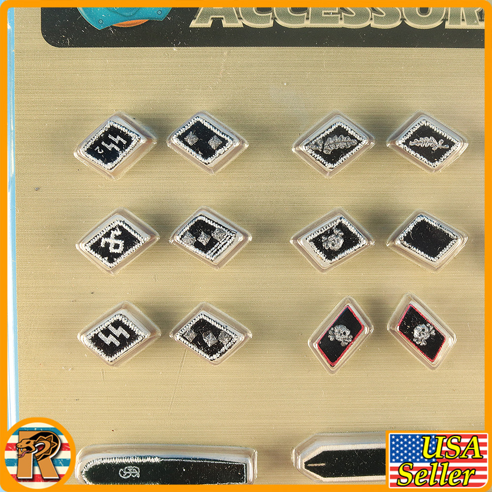 Deluxe Accessories - WWII Collar Tabs Set E60045 #2 *READ* - 1/6 Scale - DID